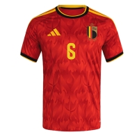 Camiseta Bélgica Axel Witsel #6 Primera Equipación Replica Mundial 2026 mangas cortas